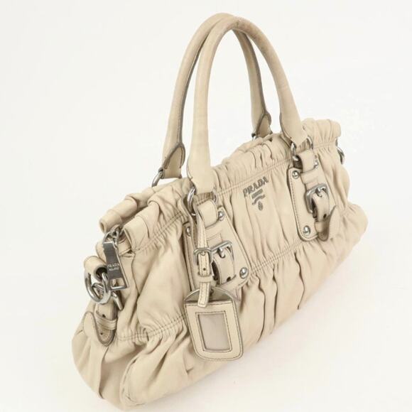 💎✨STUNNING✨💎Authentic PRADA Gathered 2Way Shoulder Bag - Picture 1 of 15